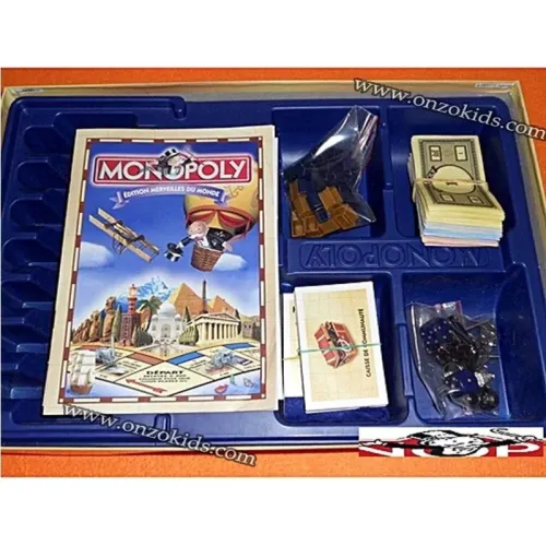 jeu de société MONOPOLY  EDITION MERVEILLES DU MONDE