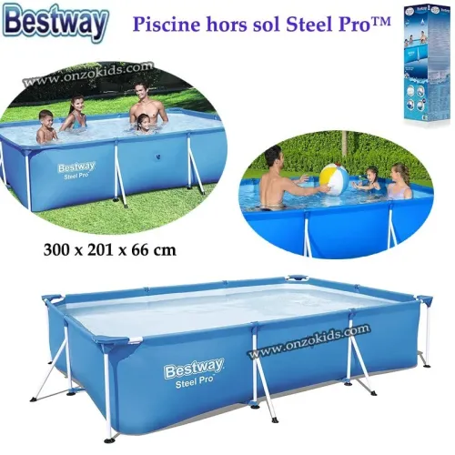 Piscine hors sol Steel Pro 300 x 201 x 66 cm Bestway