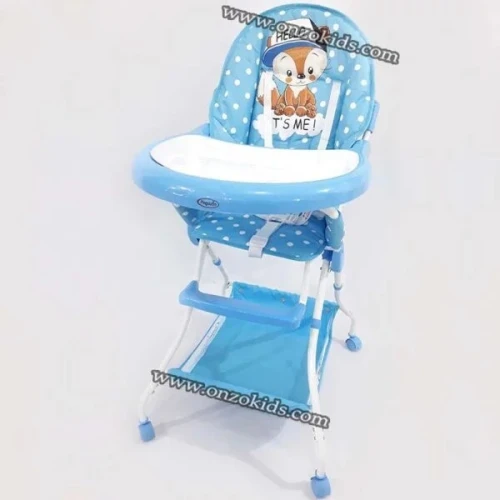 Chaise haute avec roues Pingouin