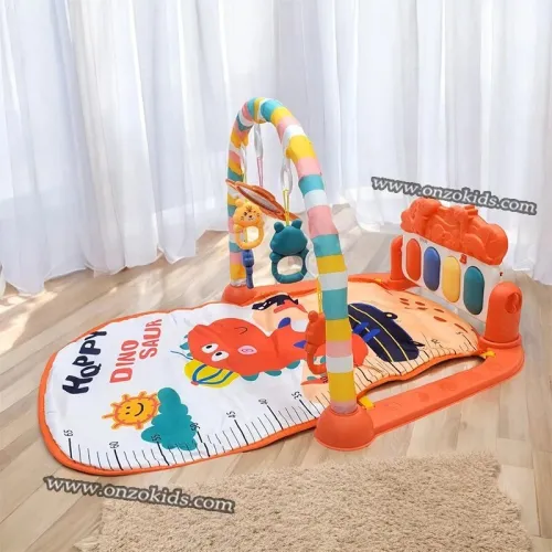 Tapis d'éveil avec piano et jouets pour bébé Dinosaure
