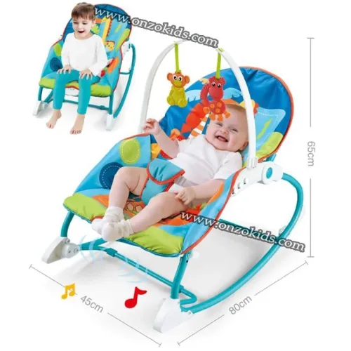 Transat bébé vibrant et musical 2 en 1 - Baby gaté
