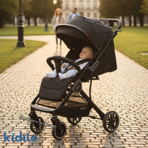 Poussette compacte valise réversible de luxe - Kidilo