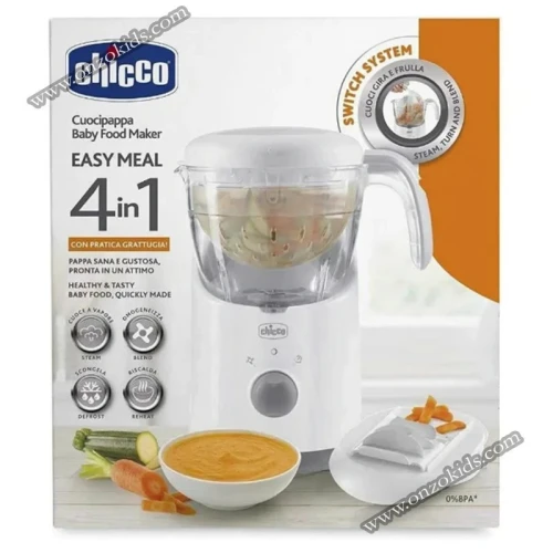 Robot Cuiseur À Vapeur, Mixeur 4 En 1 Easy Meal Chicco