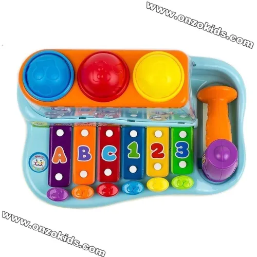 Jouet éducatif musical en forme de xylophone - Hola