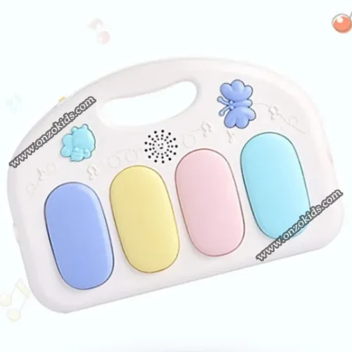Tapis d'éveil piano multifonctionnel avec télécommande et microphone pour bébé