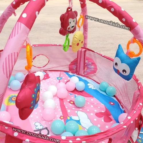 Tapis d'éveil et parc de jeux 2en1 avec 30 balles