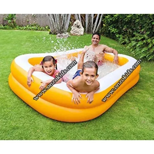 Piscine gonflable Mandarin Swim Center Orange 229 x 152 x 48cm - Intex