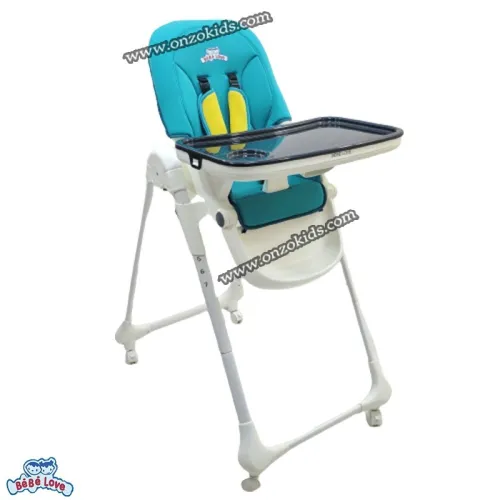 Chaise haute réglable au 07 niveaux avec roulettes pour bébé | Bébé love