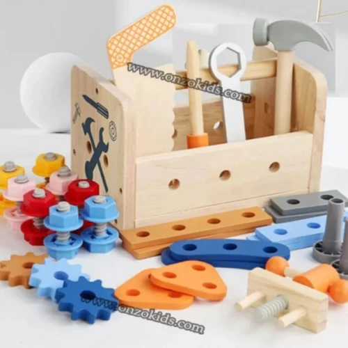 jeux éducatif  Outil en bois jouet de table bébé faire semblant de jeu établi construction joue