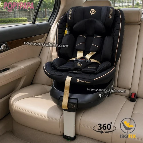 Siège Auto ISOFIX pivotant 360- Avec Bras De Fixation 0-36 kg - POPYPAPA