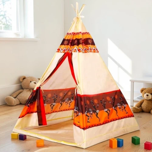 Tente tipi idéale pour intérieur et extérieur pour enfant