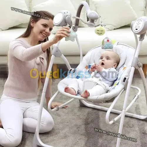 Balançoire télécommandée & Transat Relax 2en1 | Uboo Baby
