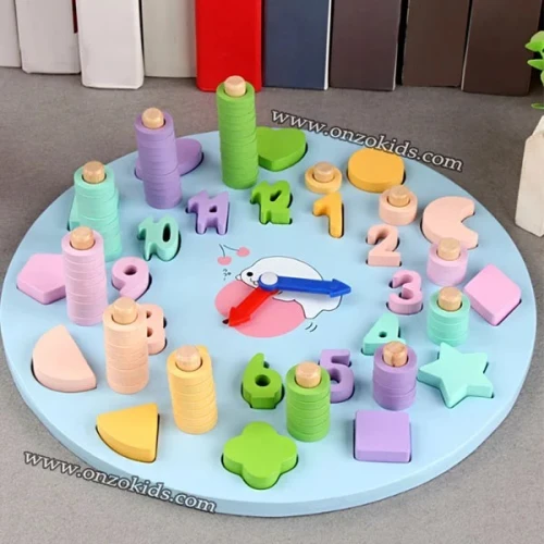 jeux educatif Horloge numérique pour apprendre les chiffres