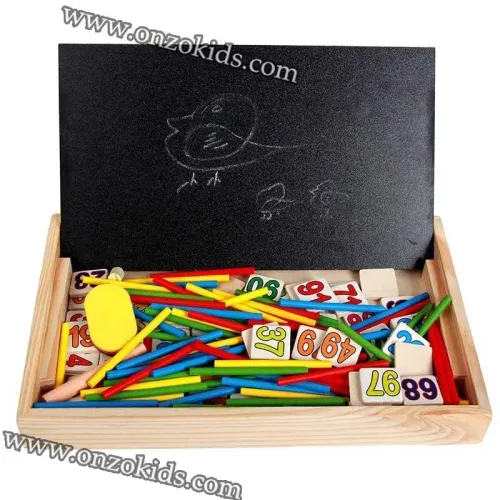  Jouet éducatif Tableau daides pédagogiques multifonctionnel