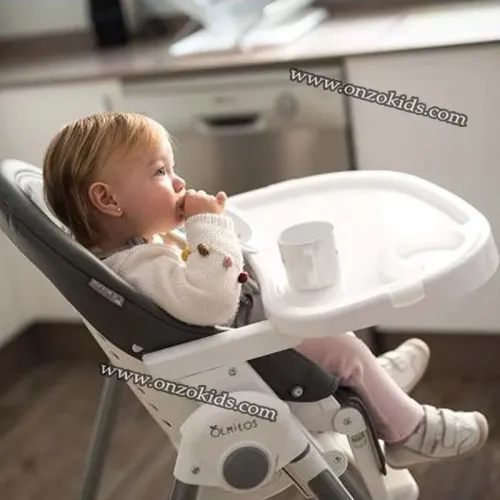 Chaise haute en simili cuir - OLMITOS