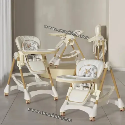 Chaise haute réglable avec dossier inclinable - Kidilo