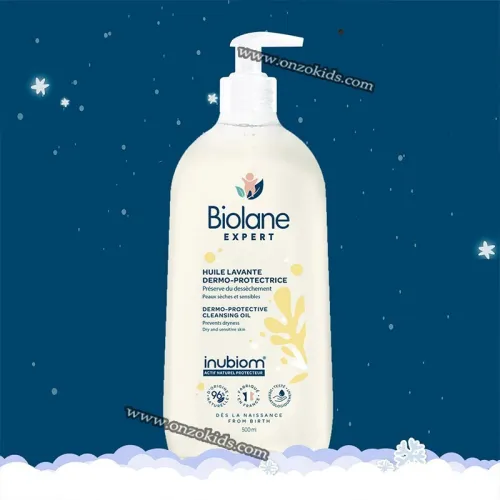 Huile Lavante Dermo-protectrice Bain Bébé- Biolane