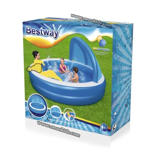 Piscine familiale avec parasol 241 x 140 cm-Bestway