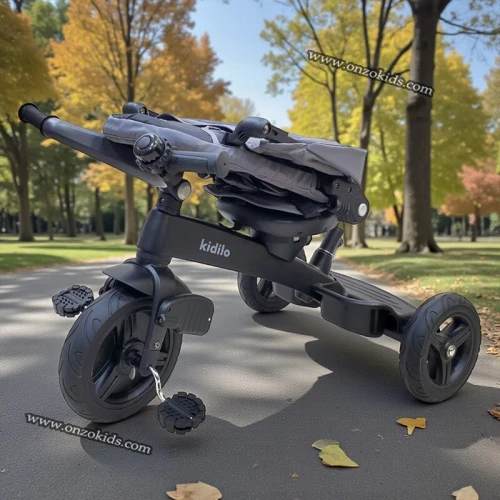 Vélo Poussette Tricycle évolutif 360 pour bébé - kidilo