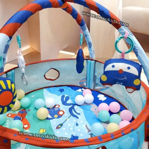 Tapis d'éveil et parc de jeux 2en1 avec 30 balles