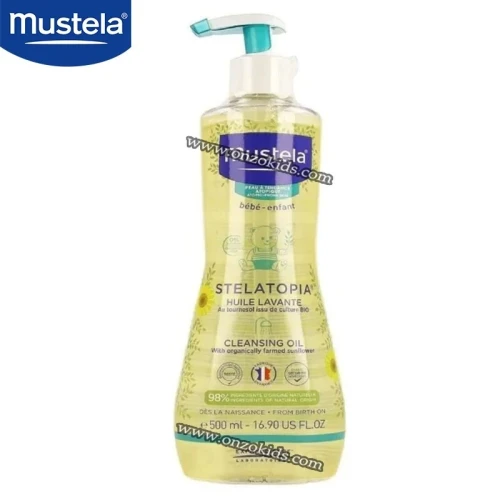 Huile Lavante Stelatopia sans parfum 500 ml | Mustela
