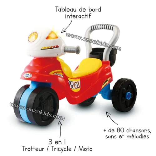 Trotti moto 3 en 1  vtech