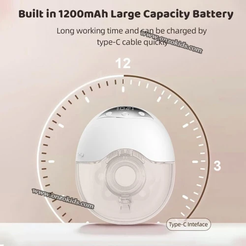 Tire lait électrique portable et mains libres MY-378 - Gevato
