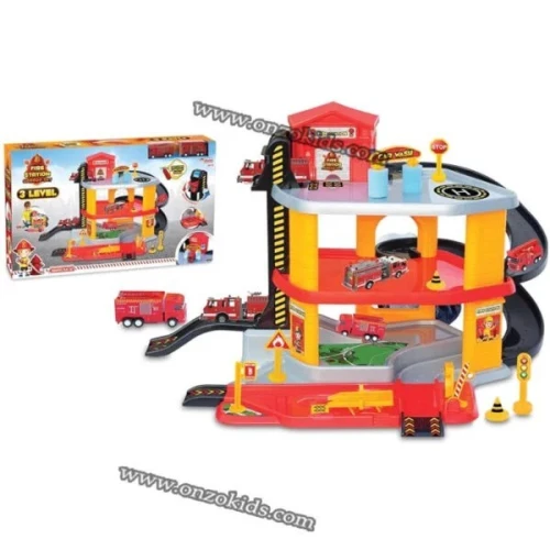 Circuit et Garage 2 étages pour enfants