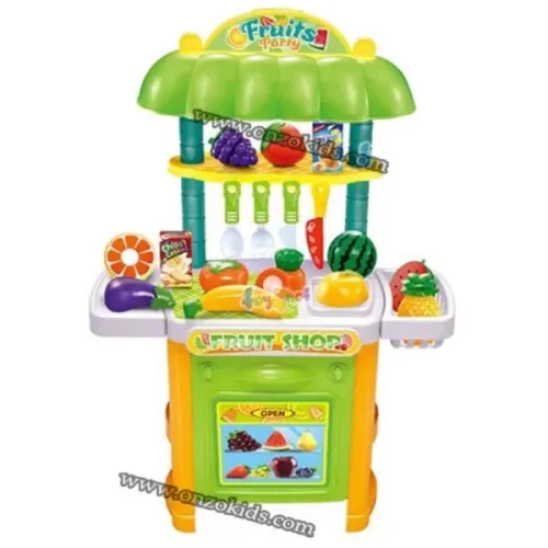 Ensemble de cuisine de jeu de fruits pour enfants 37 piéces avec accessoires