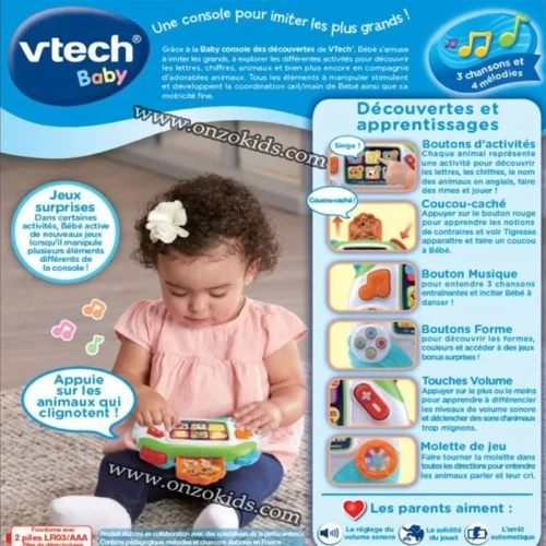 Baby console des découvertes pour bébé | Vtech