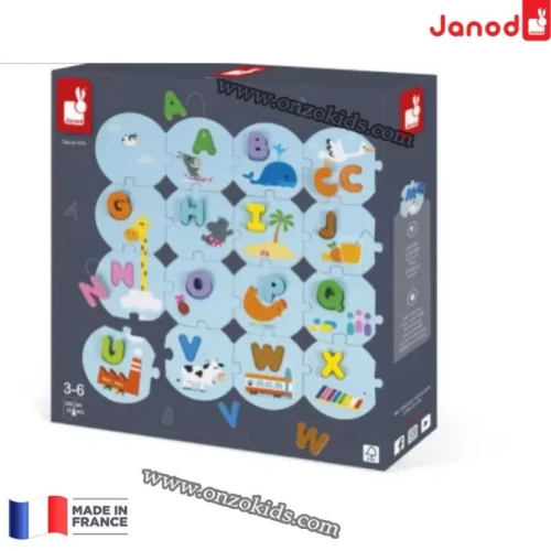 jeux éducatif Puzzle japprends lalphabet  Janod