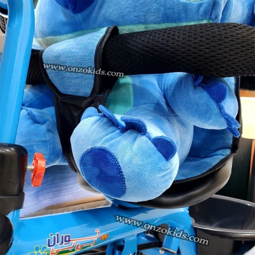 Vélo poussette avec auvent musical