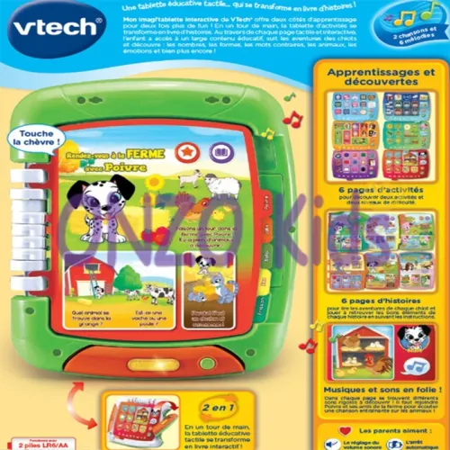 Mon imagi tablette interactive 2 en 1 pour enfant | Vtech