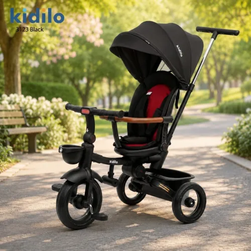 Vélo Poussette 7en1 guidon parental réglable -Kidilo