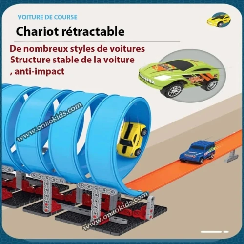 Jeu de piste de voiture de course pour enfant