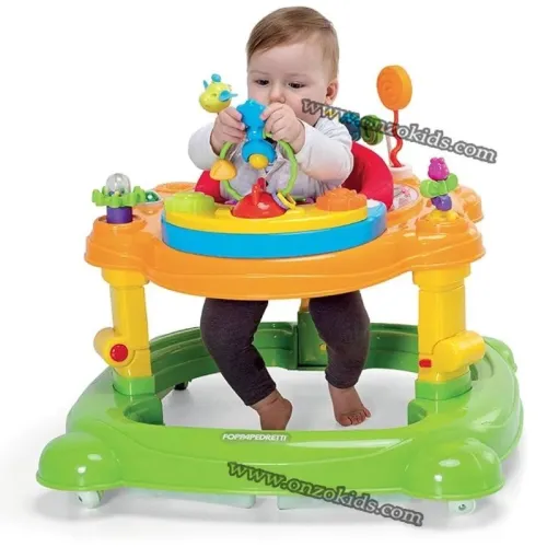 Foppapedretti Playgio Trotteur pour enfants de 6 mois à 12 kg, multicolore