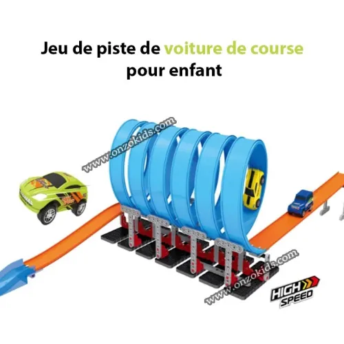 Jeu de piste de voiture de course pour enfant