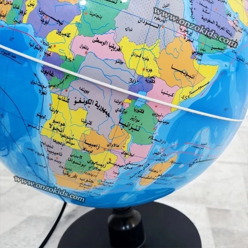 Globe lumineux en plastique pour enfants