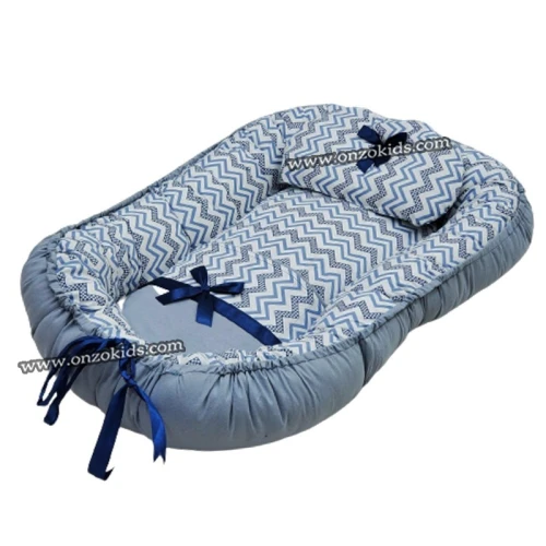 Nid réglable 3 en 1 double faces avec Oreiller + Drap pour bébé