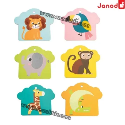 jeux éducatif Cartes Tactiles Savane