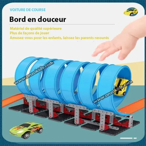 Jeu de piste de voiture de course pour enfant