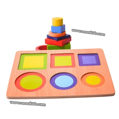 Blocs de construction de 6 formes pour les enfants