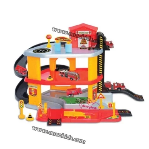 Circuit et Garage 2 étages pour enfants