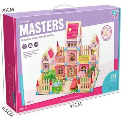Maison de poupée en bois-Masters