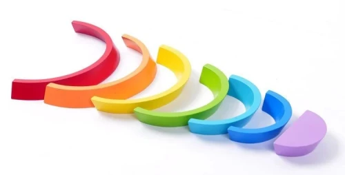 Jouet éducatif Arc-en-ciel coloré Montessori