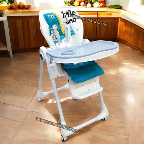 Chaise haute multipositions évolutive pour bébé