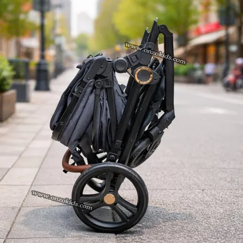 Poussette Landeau Réversible avec Sac pour Bébé