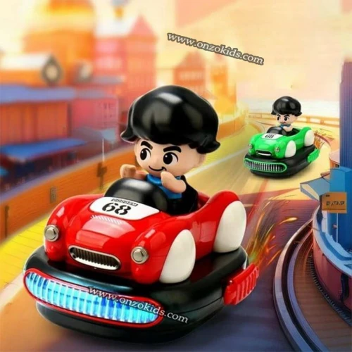 Ensemble d'auto-tamponneuses télécommandées Pilot Bumper Car Blanc
