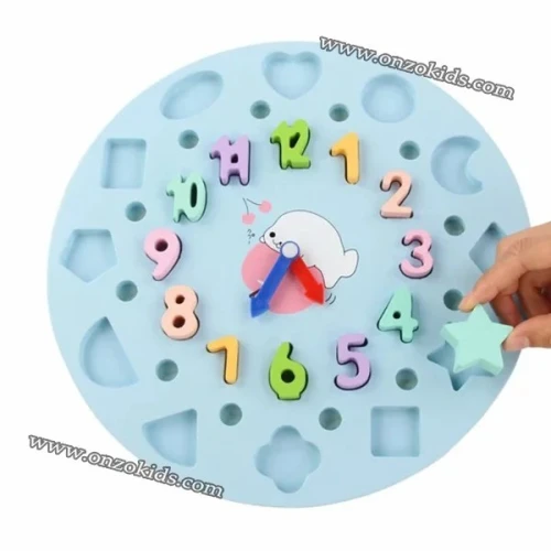 jeux educatif Horloge numérique pour apprendre les chiffres