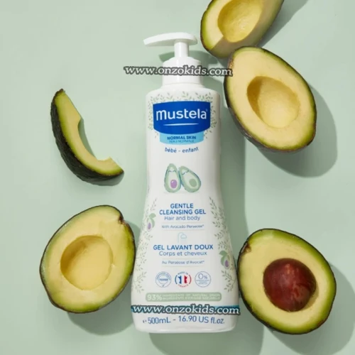 Gel Lavant Doux pour bébé  Corps et Cheveux 500ml | Mustela